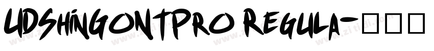 UDShinGoNTPro Regula字体转换